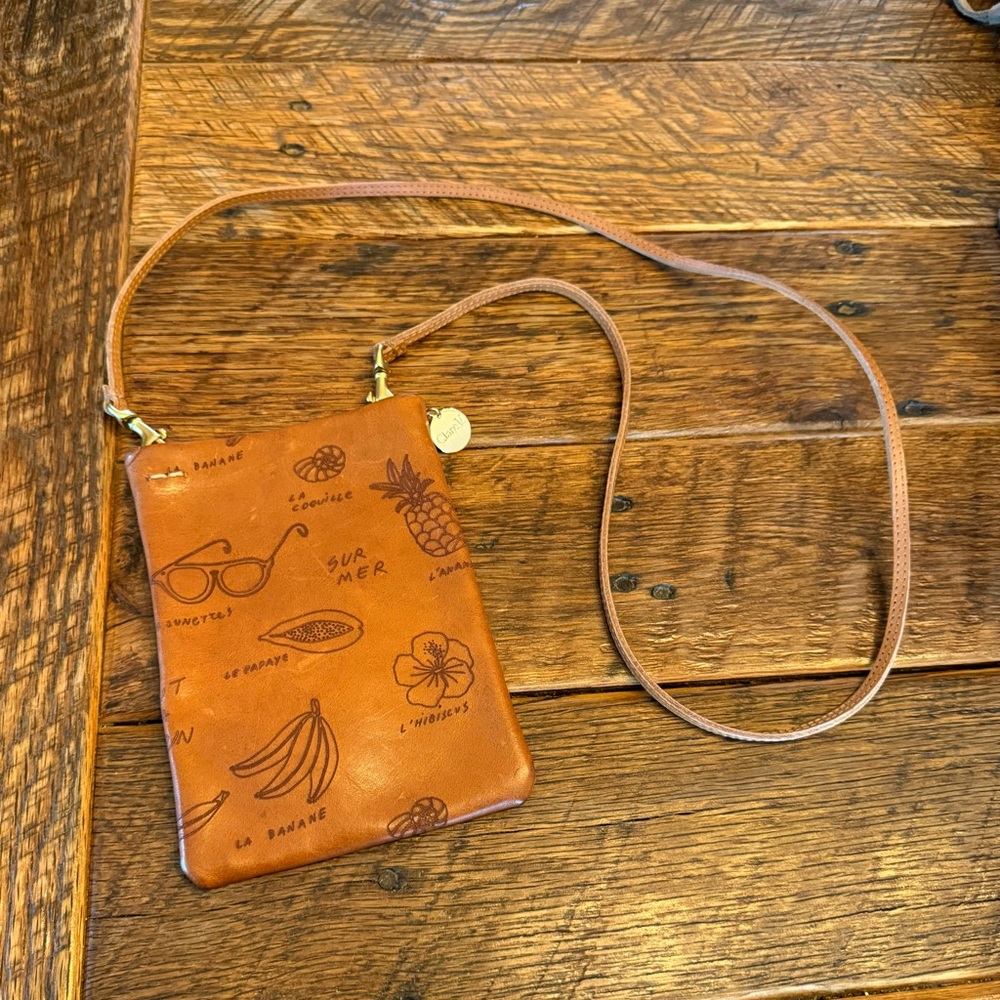Clare V Pouch Tan Crossbody Bag